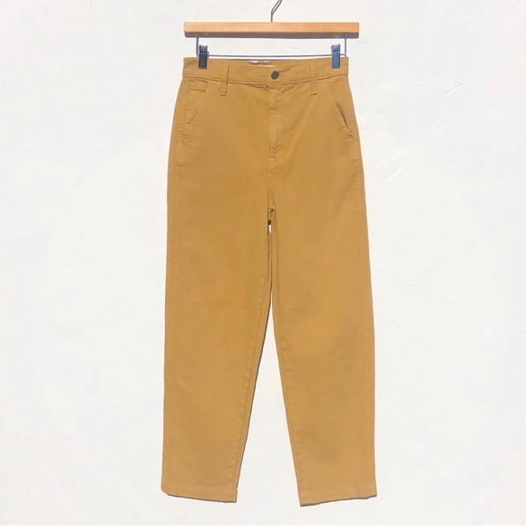 Madewell Denim - Madewell NWOT High Waisted Wide leg denim Mustard Yellow